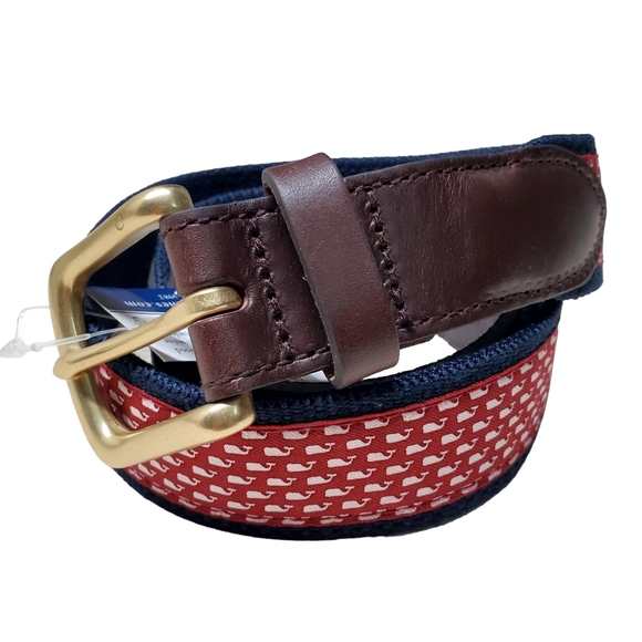 Vineyard Vines Other - VINEYARD VINES Classic Whale Canvas Club Belt in Size 30